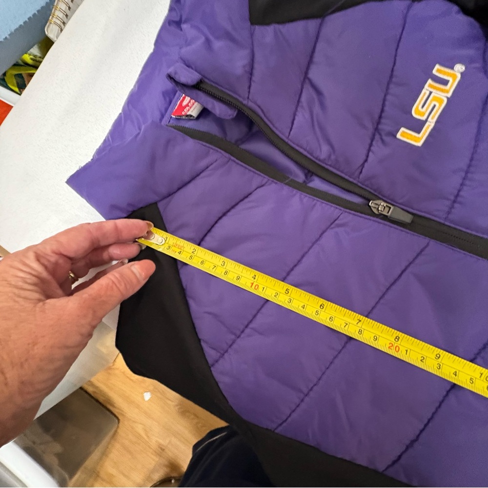 LSU Tigers purple and black full-zip jacket - Picture 7 of 10